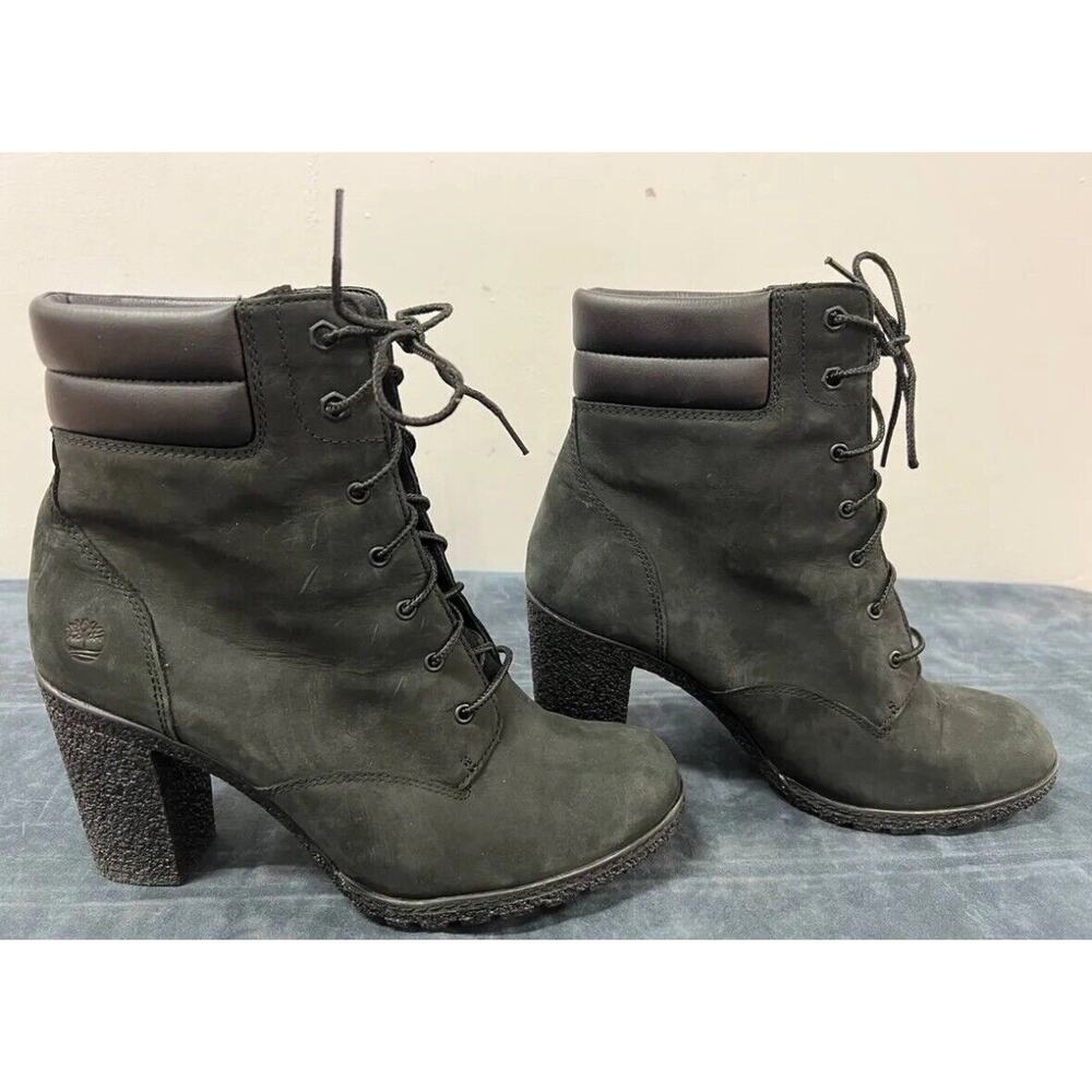 Timberland Dark Gray Lace-Up Ankle Boots